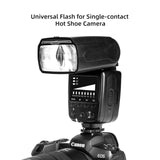 PHOTOOLEX FK300 相機閃光燈 Speedlite 適用於佳能、尼康、索尼、奧林巴斯、富士和其他單反相機 - Photoolex