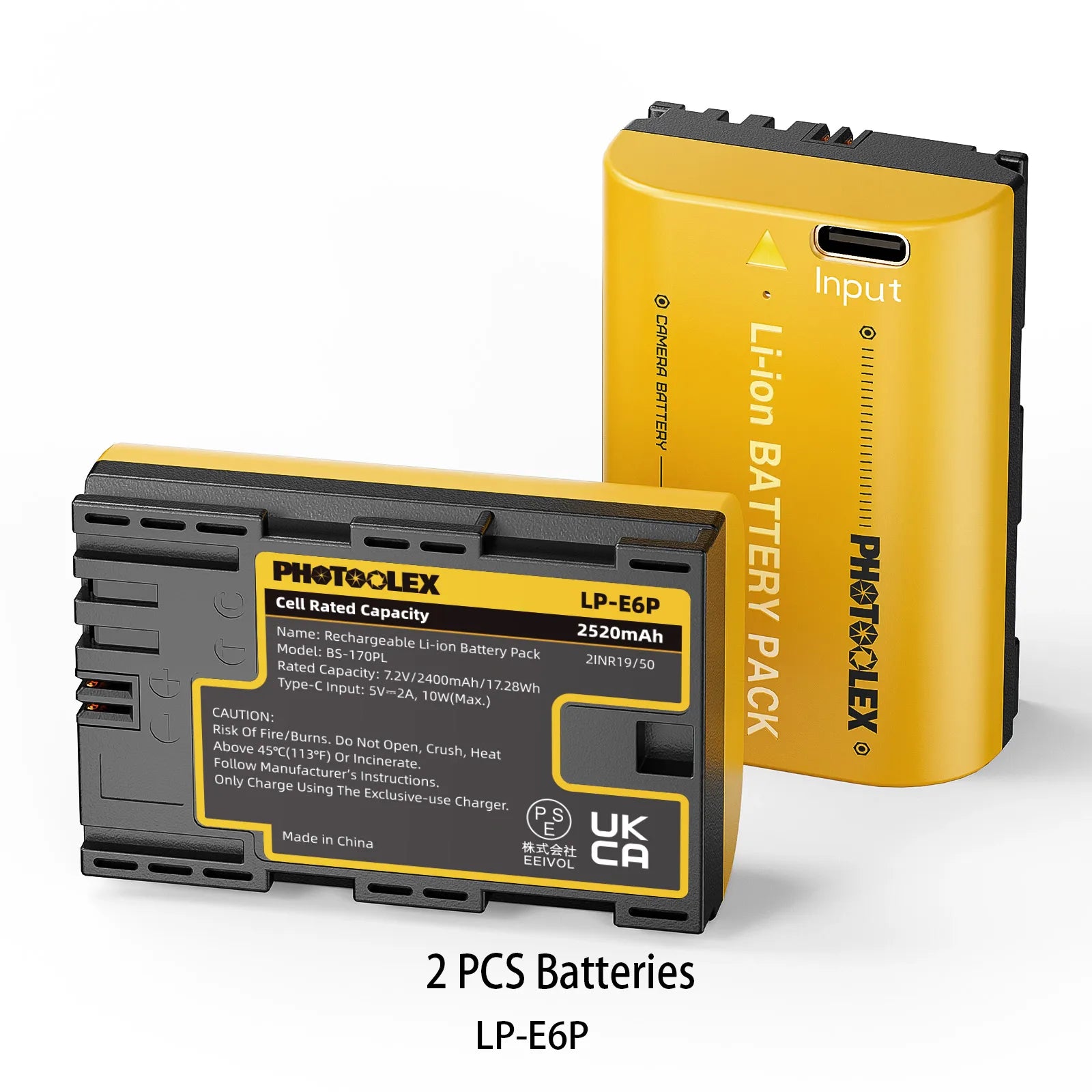 PHOTOOLEX BB Series Camera Battery Charger(BB Pro / BB4 / BB2)& Battery Kit - Photoolex