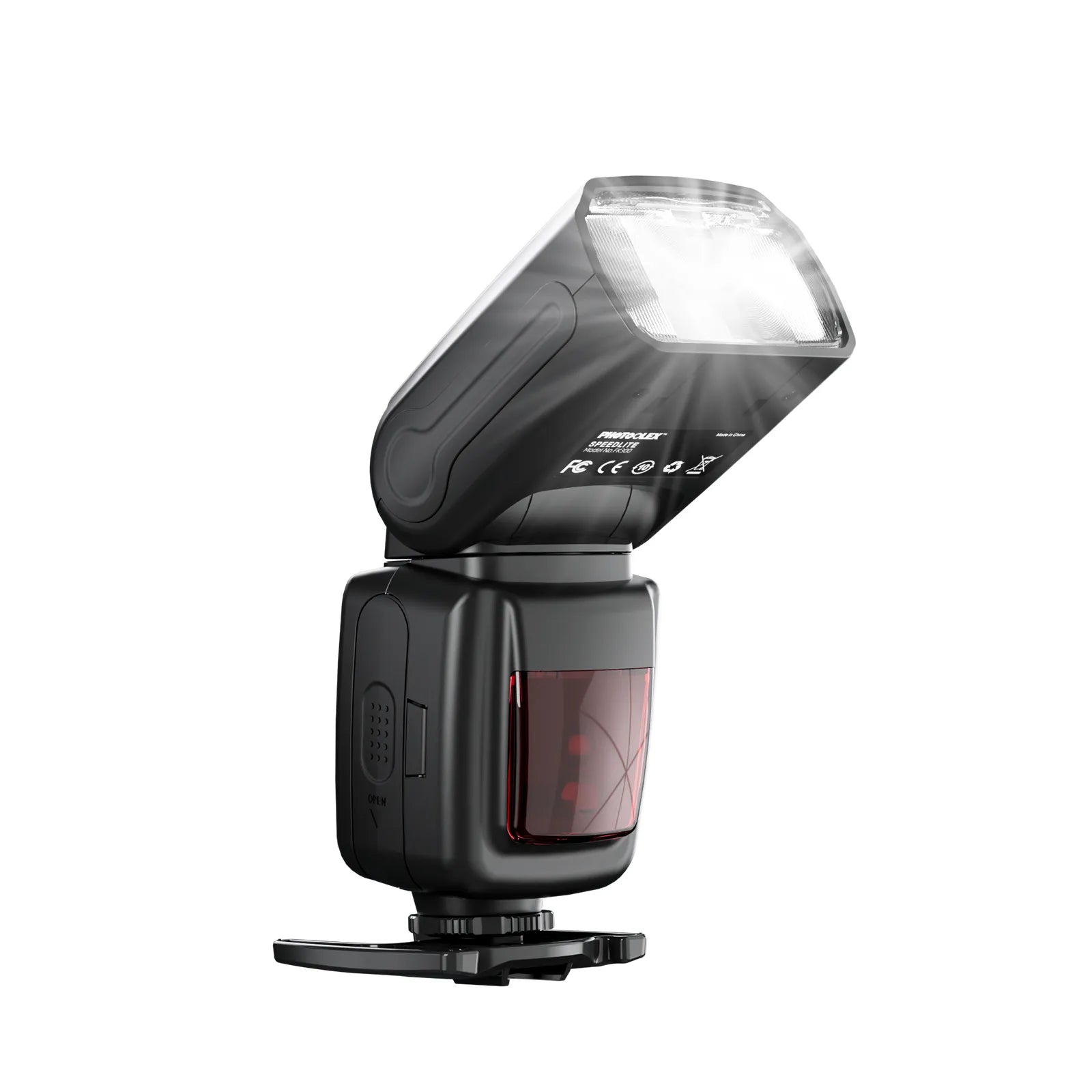 PHOTOOLEX FK300 相機閃光燈 Speedlite 適用於佳能、尼康、索尼、奧林巴斯、富士和其他單反相機 - Photoolex