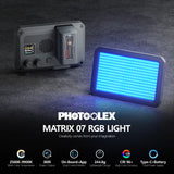 PHOTOOLEX Matrix 7 - 7'' 面板燈 RGB - Photoolex