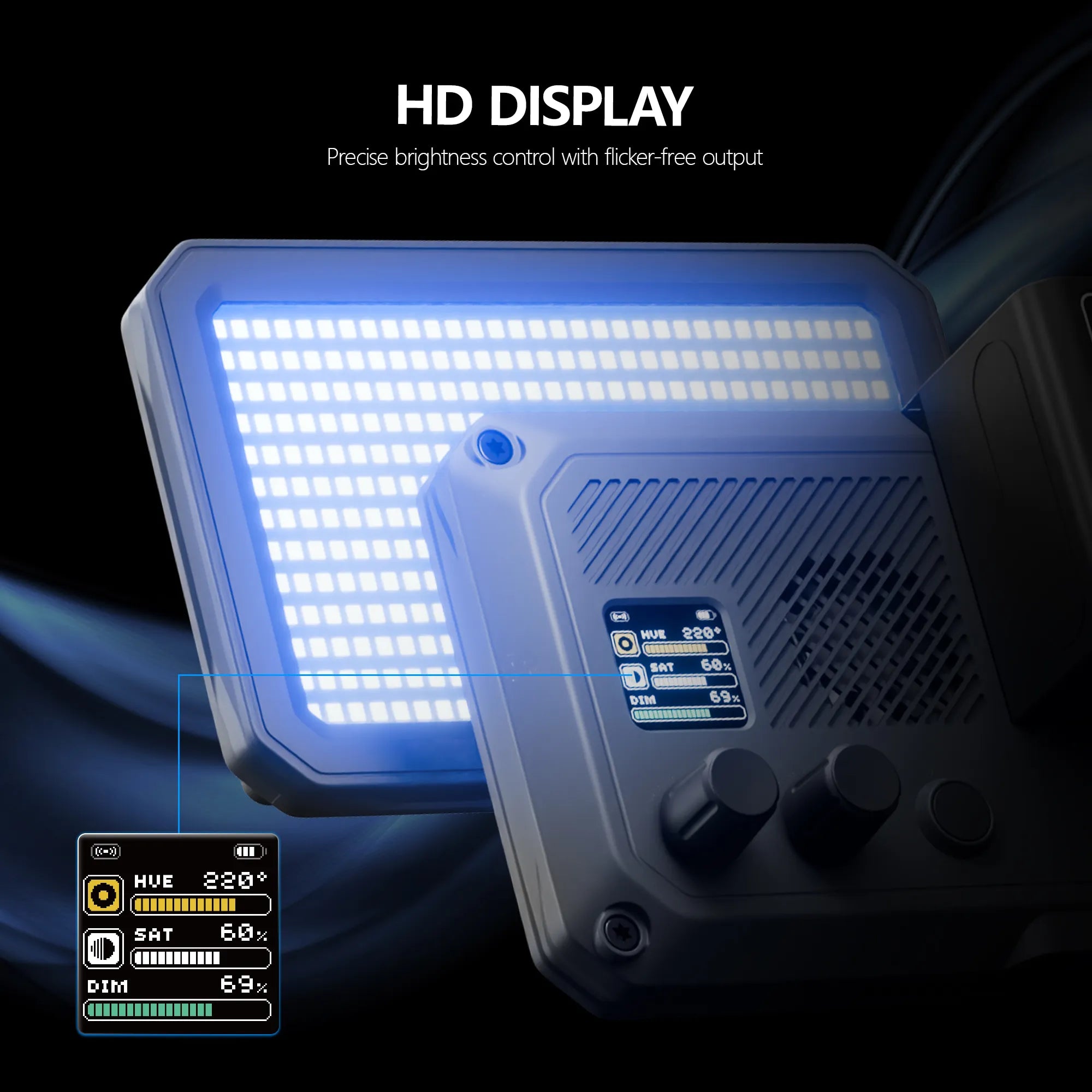 PHOTOOLEX Matrix 7 - 7'' 面板燈 RGB - Photoolex