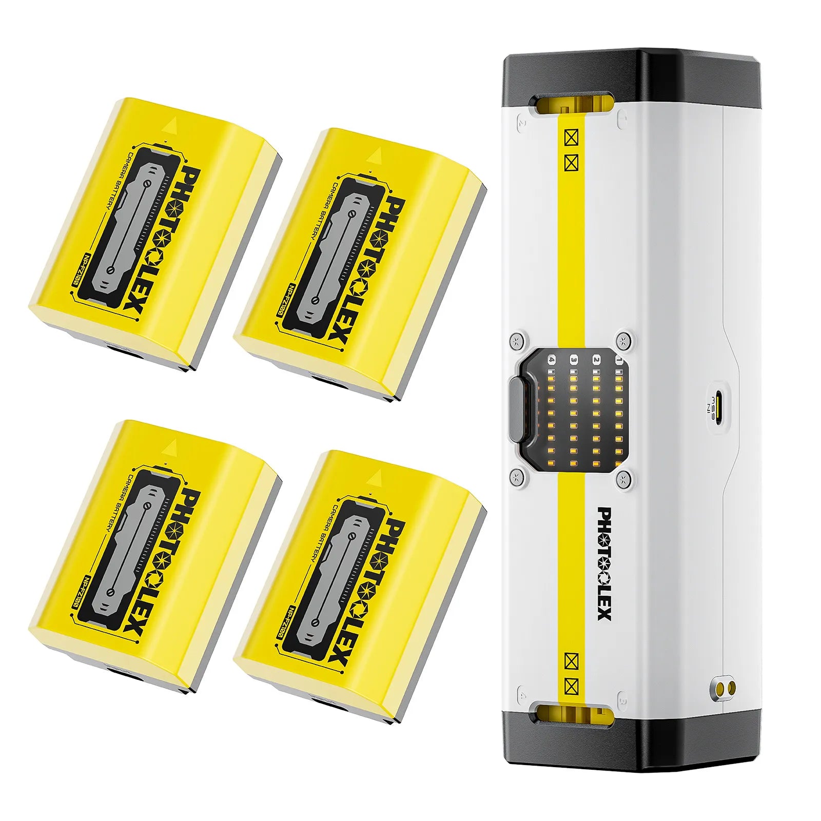 PHOTOOLEX BB Series Camera Battery Charger(BB Pro / BB4 / BB2)& Battery Kit - Photoolex