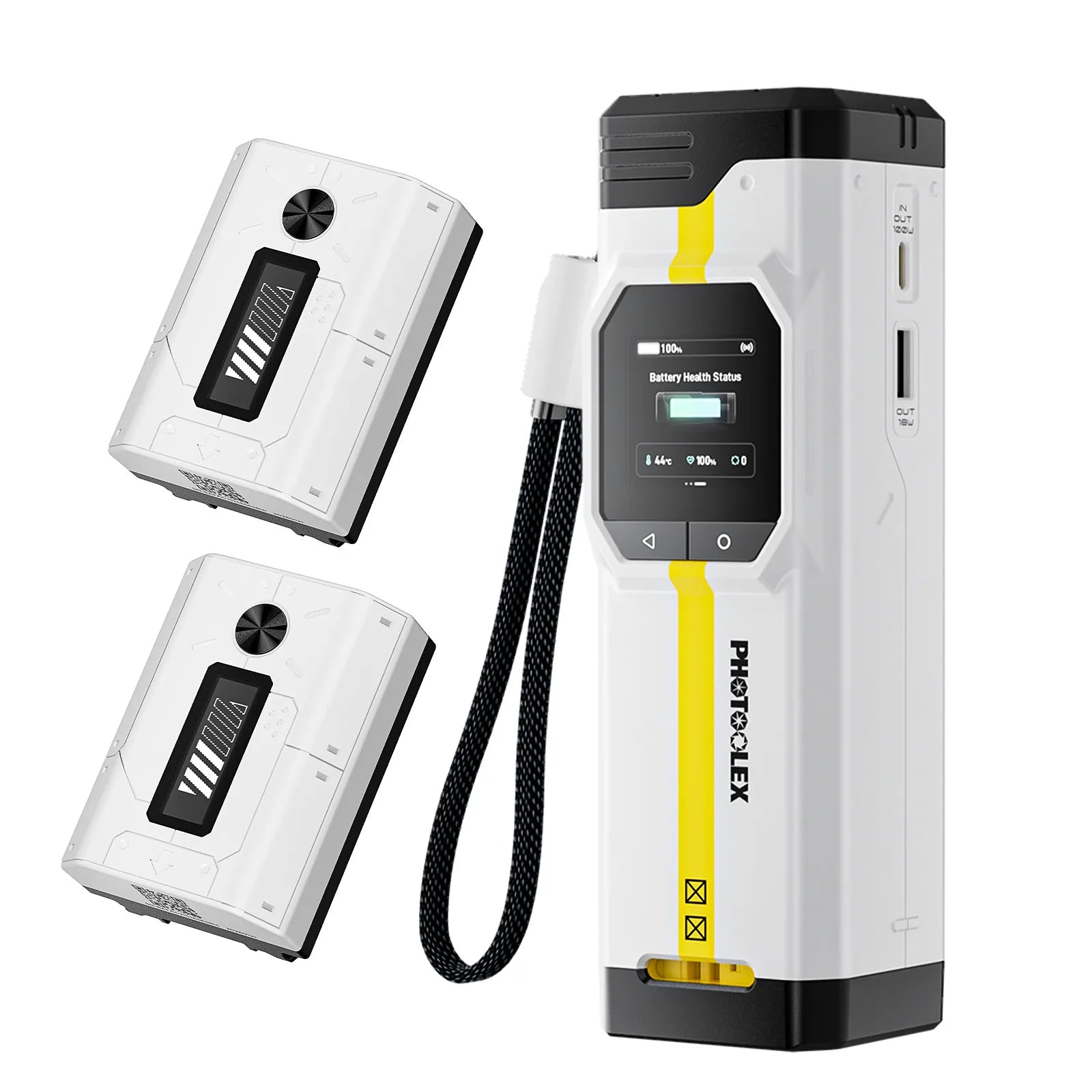 PHOTOOLEX BB Pro Camera Battery Charger & Power Bank - Photoolex