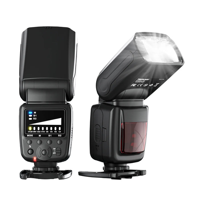 PHOTOOLEX FK300 相機閃光燈 Speedlite 適用於佳能、尼康、索尼、奧林巴斯、富士和其他單反相機