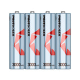 PHOTOOLEX 4/8 × 1.5V AA，3000mWh，可充電鋰離子電池充電器 - Photoolex