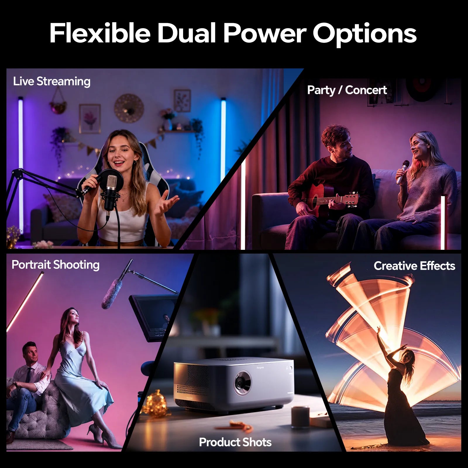 PHOTOOLEX B1200 RGB Tube Light - Photoolex