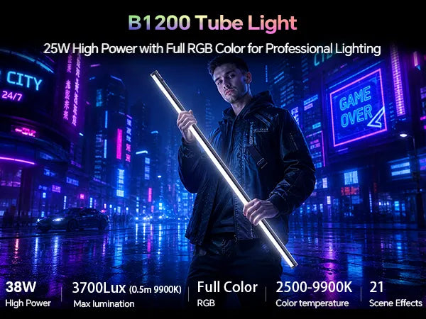 PHOTOOLEX B1200 RGB Tube Light mo 1