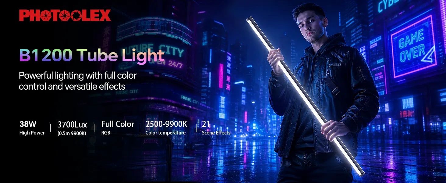 PHOTOOLEX B1200 RGB Tube Light pc 1