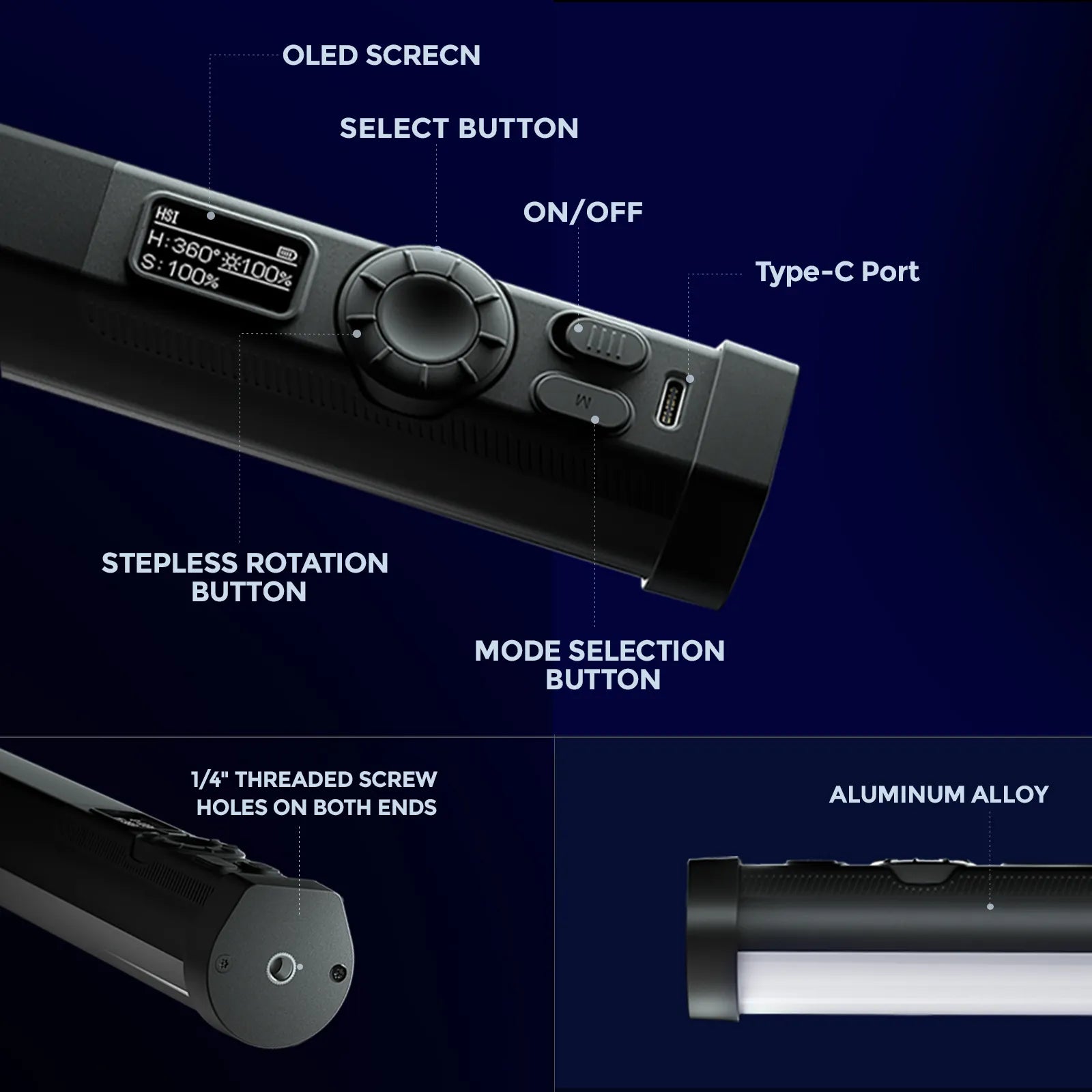 PHOTOOLEX B320S RGB 磁力管燈 - Photoolex