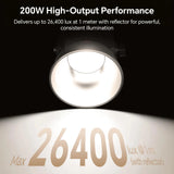 PHOTOOLEX CONE 200W PLUS COB Video Light