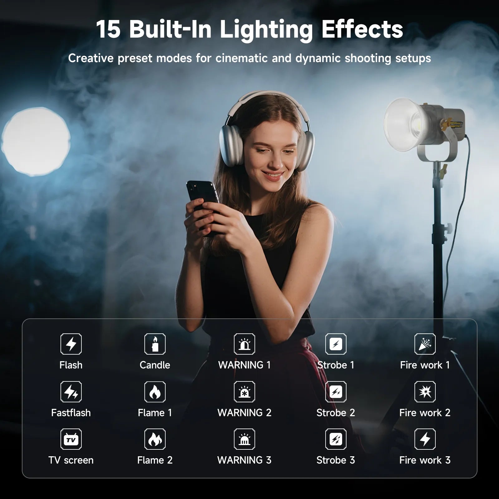 PHOTOOLEX LIGHT CONE Il 200W COB Video Light - Photoolex