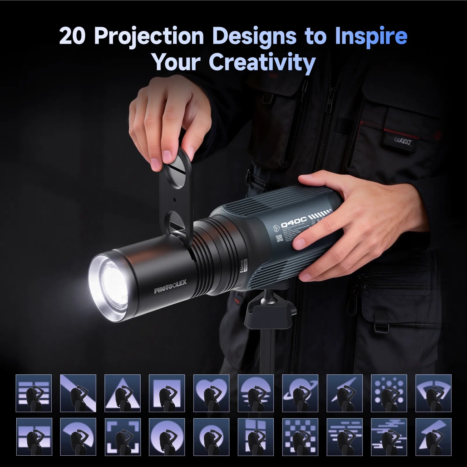 Photolex Icon PHOTOOLEX QUANTUM Spotlight Attachment | Beam Focus Control – Photoolex