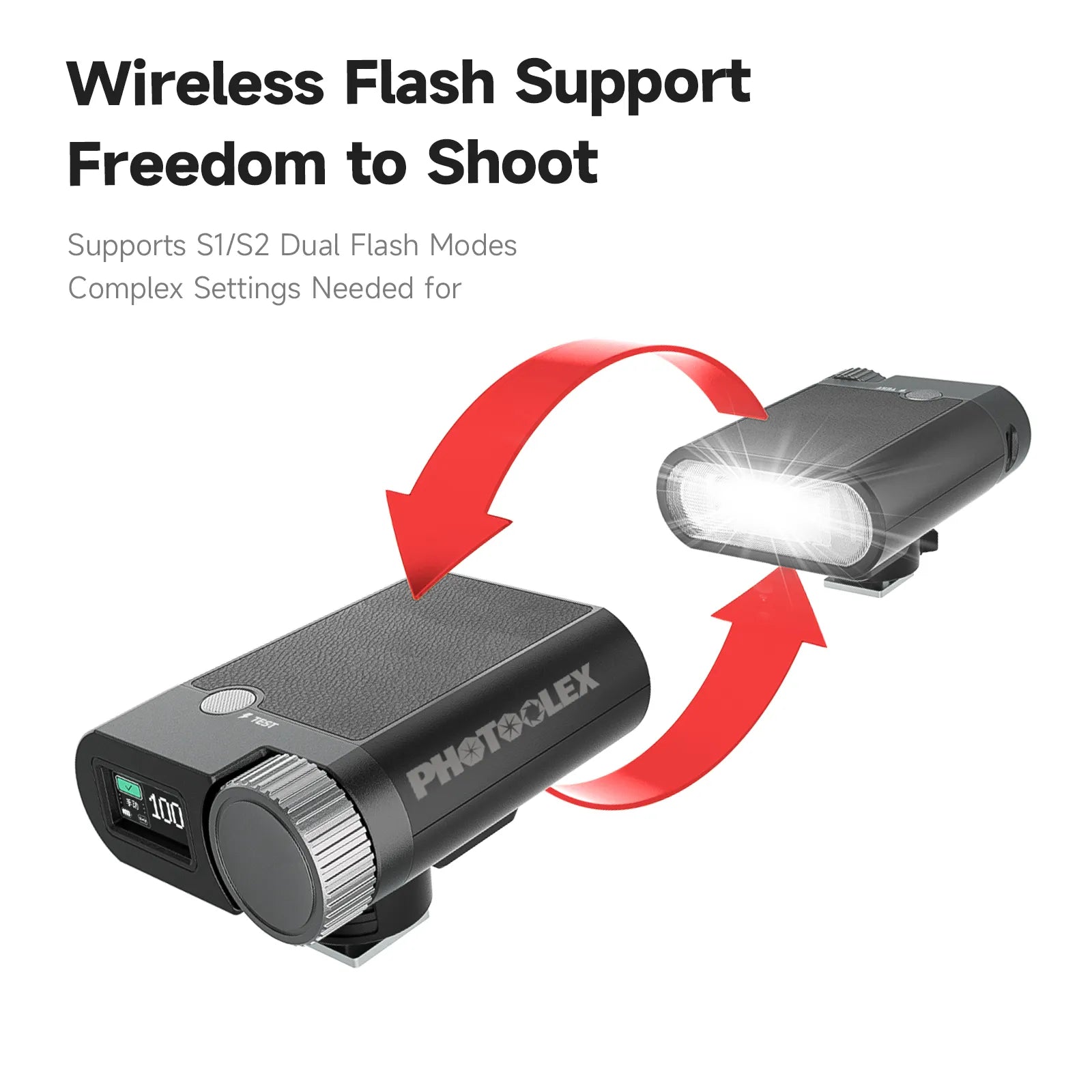 PHOTOOLEX G01 迷你閃光燈 - Photoolex