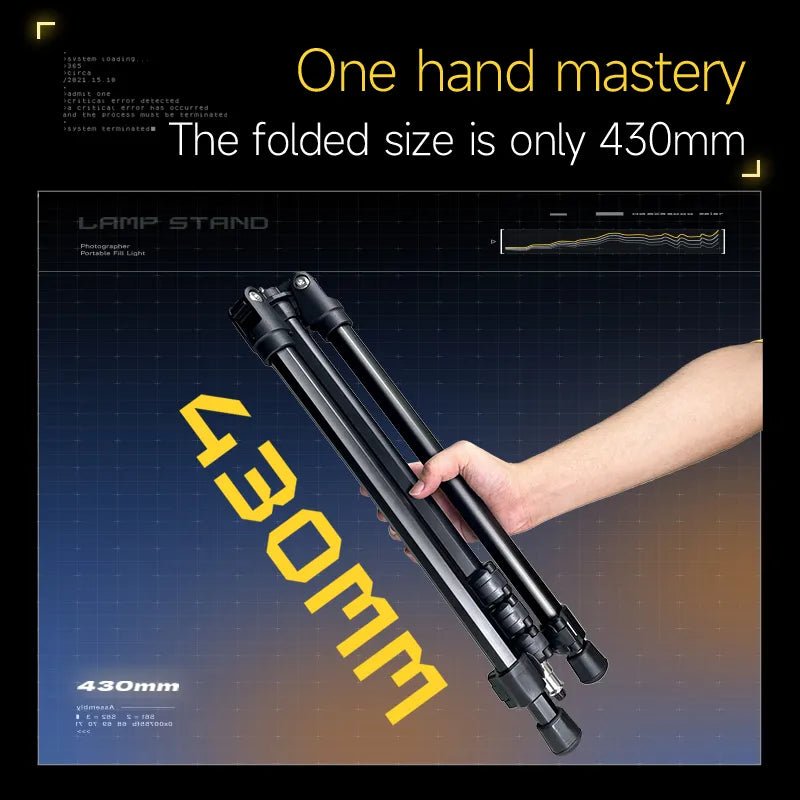 PHOTOOLEX 1.85m 可折疊鋁合金支架 - Photoolex