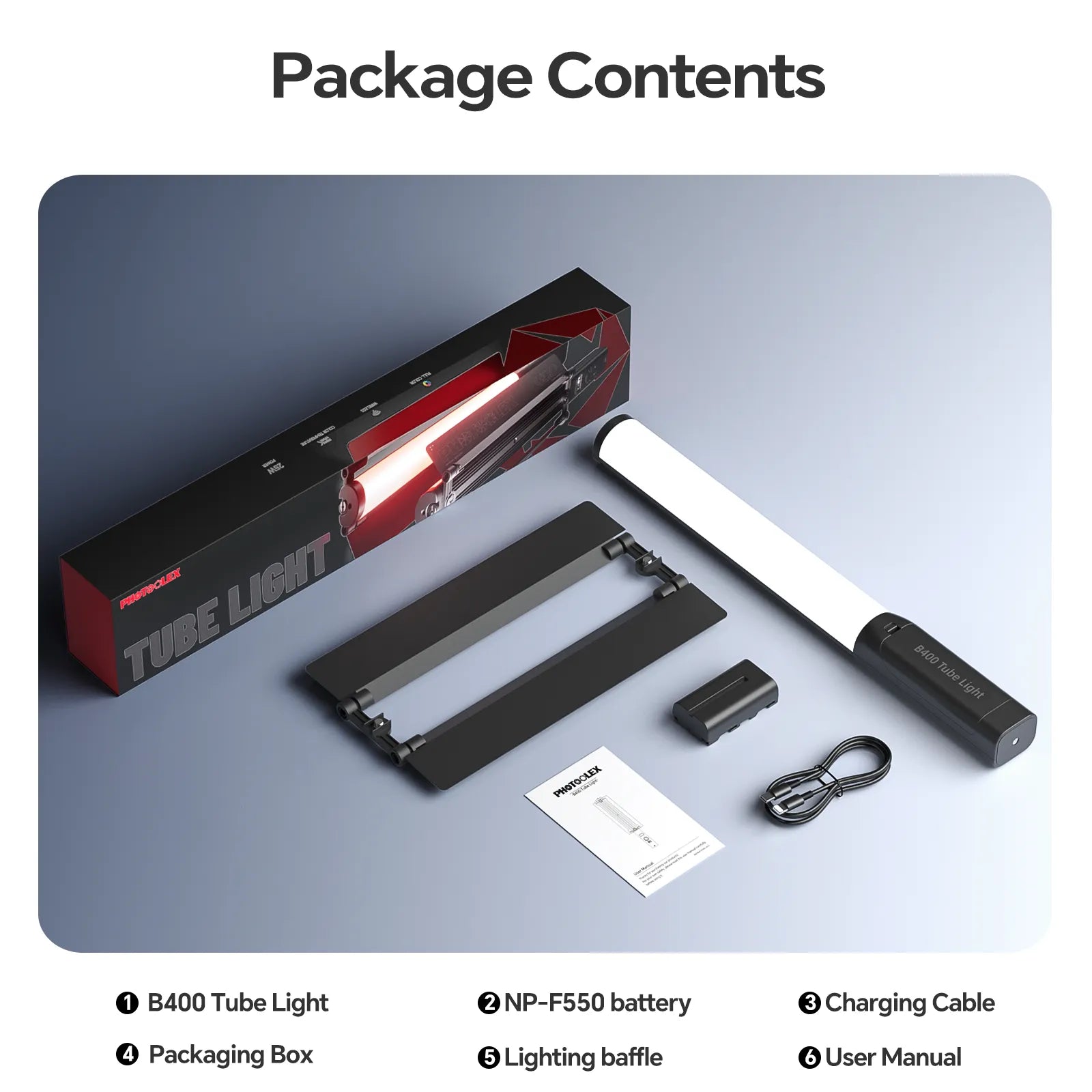 Photoolex B400 Tube Light - Photoolex
