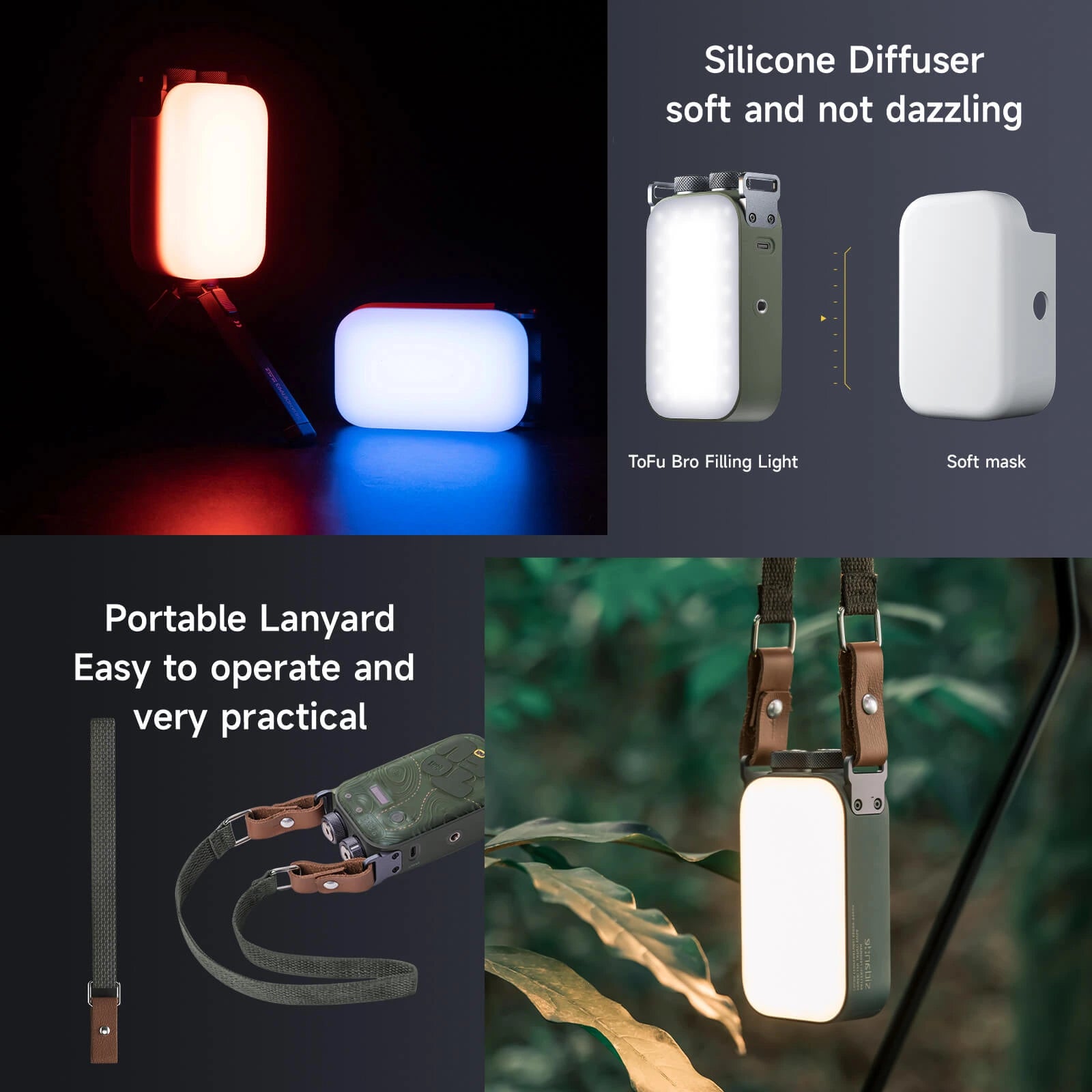 PHOTOOLEX TOFU - BRO RGB 視頻燈 - Photoolex