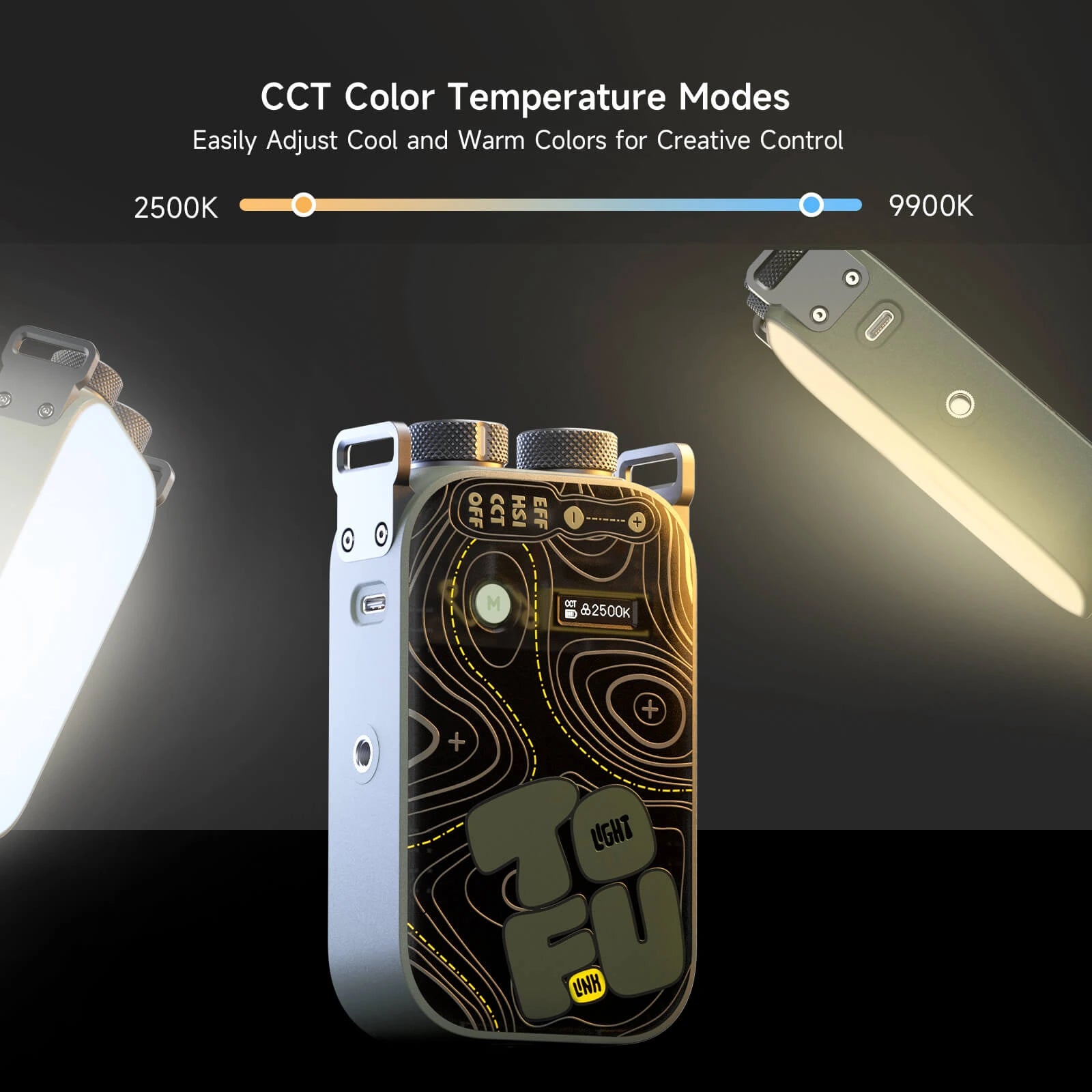 PHOTOOLEX TOFU - BRO RGB 視頻燈 - Photoolex