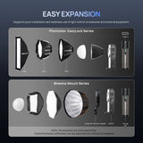 PHOTOOLEX Q100C 100W RGB COB 燈 - Photoolex