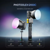 PHOTOOLEX Q100C 100W RGB COB 燈 - Photoolex
