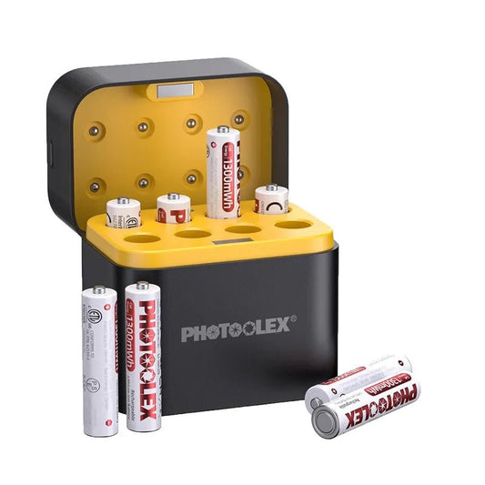 PHOTOOLEX 1.5V AAA 可充電鋰離子電池充電器套裝 - Photoolex 800
