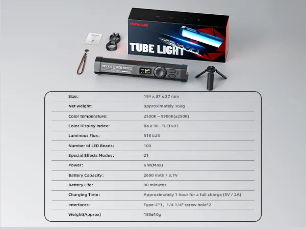 Photoolex B190s Tube Light detail 13