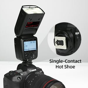 PHOTOOLEX FK310 相機閃光燈 Speedlite 適用於佳能、尼康、索尼、奧林巴斯、富士和其他單反相機 - Photoolex