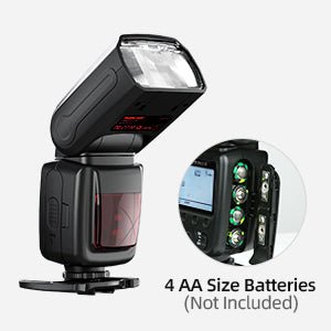 PHOTOOLEX FK310 相機閃光燈 Speedlite 適用於佳能、尼康、索尼、奧林巴斯、富士和其他單反相機 - Photoolex