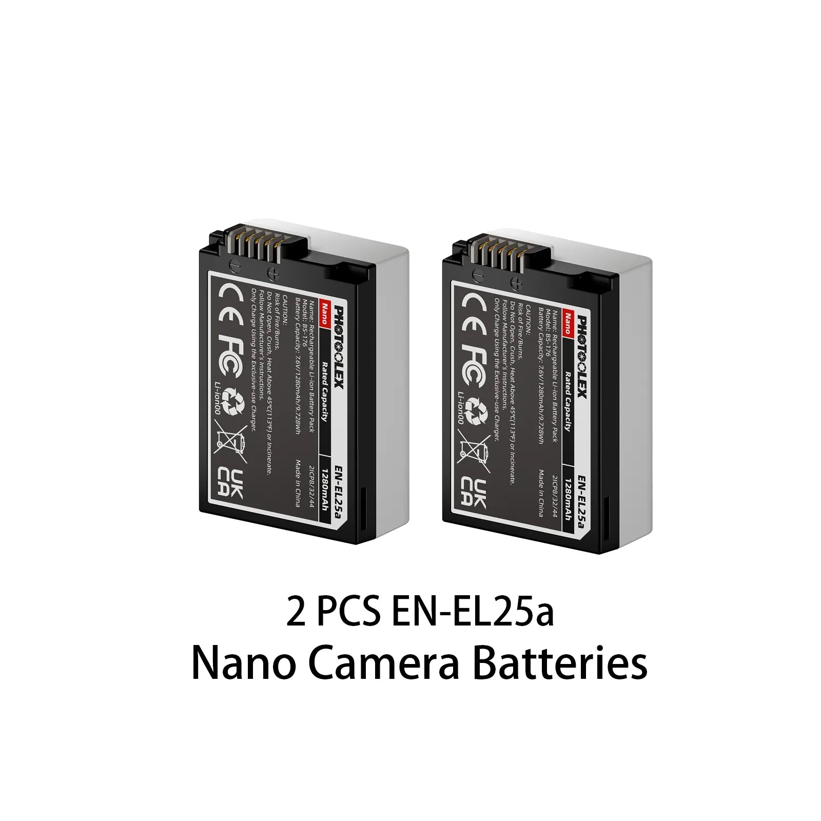 PHOTOOLEX BB Series Nano Camera Battery - Photoolex