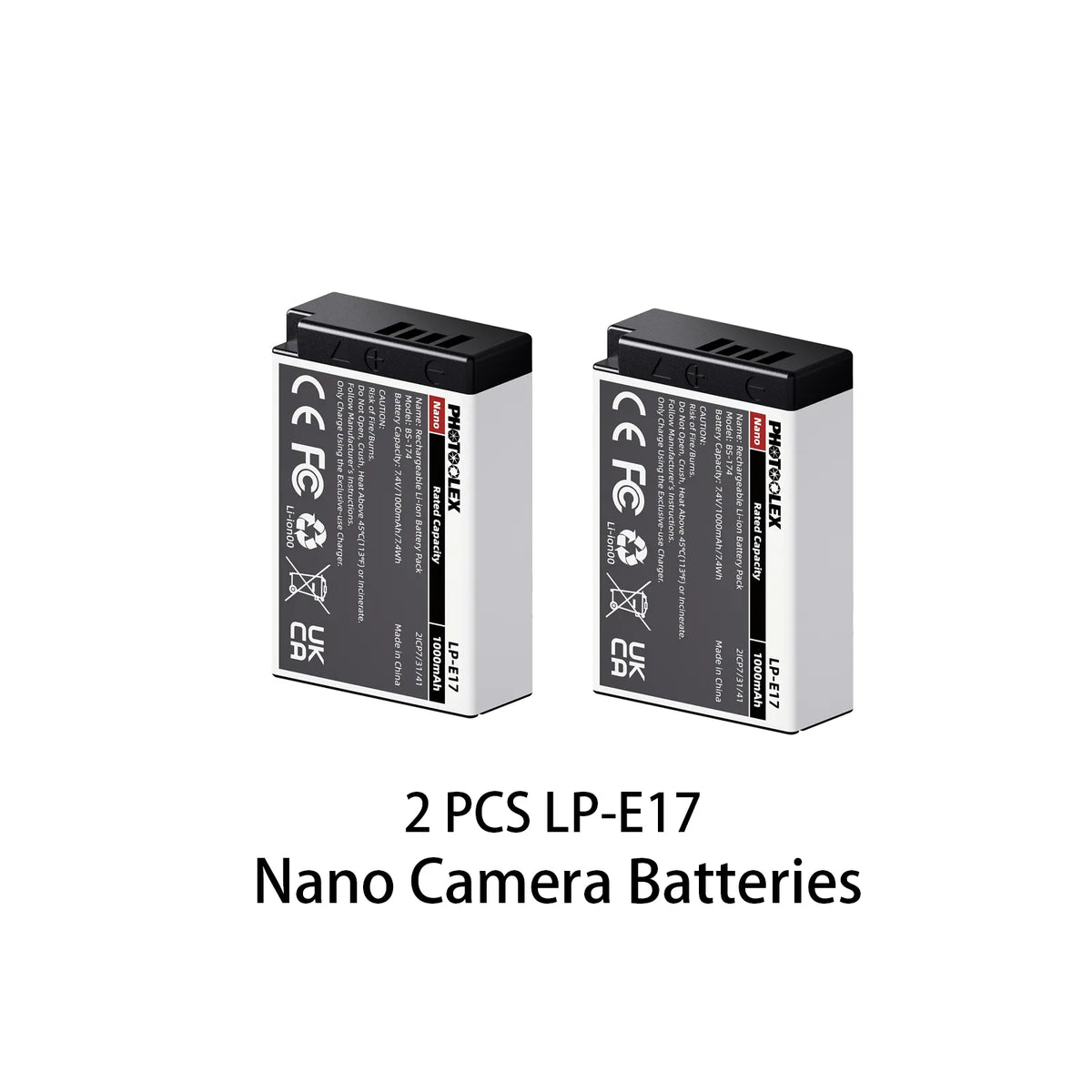 PHOTOOLEX BB Series Nano Camera Battery - Photoolex