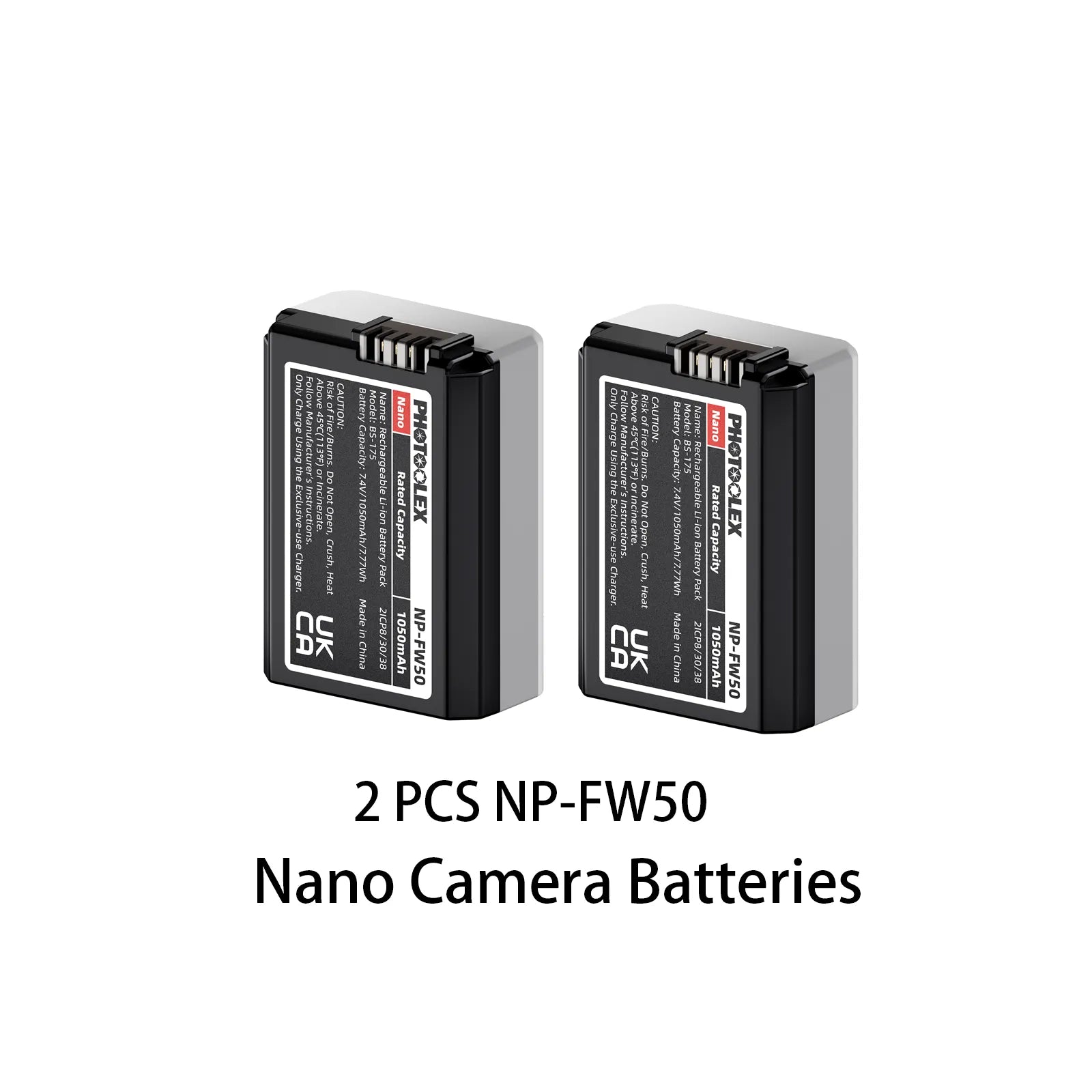 PHOTOOLEX BB Series Nano Camera Battery - Photoolex