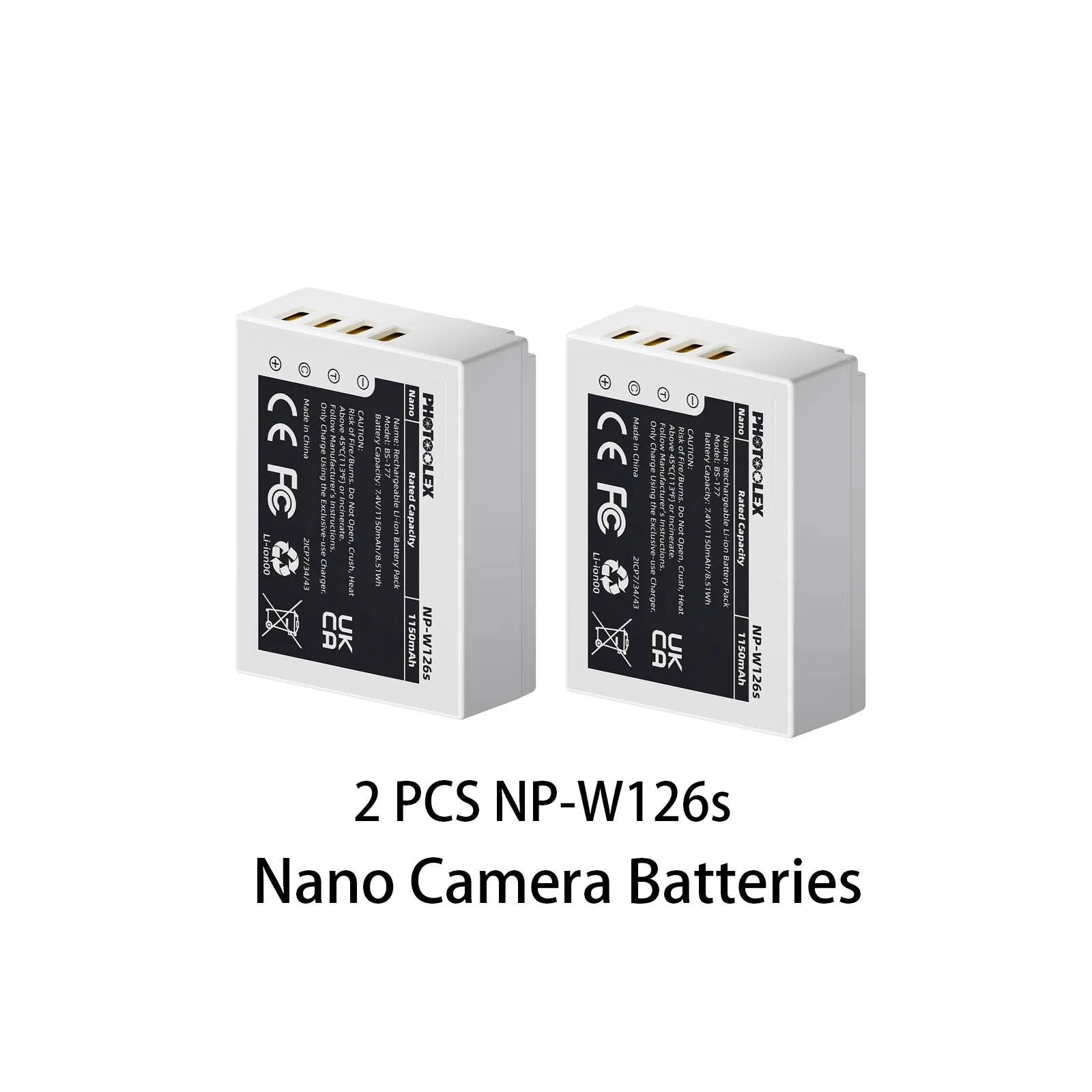 PHOTOOLEX BB Series Nano Camera Battery - Photoolex