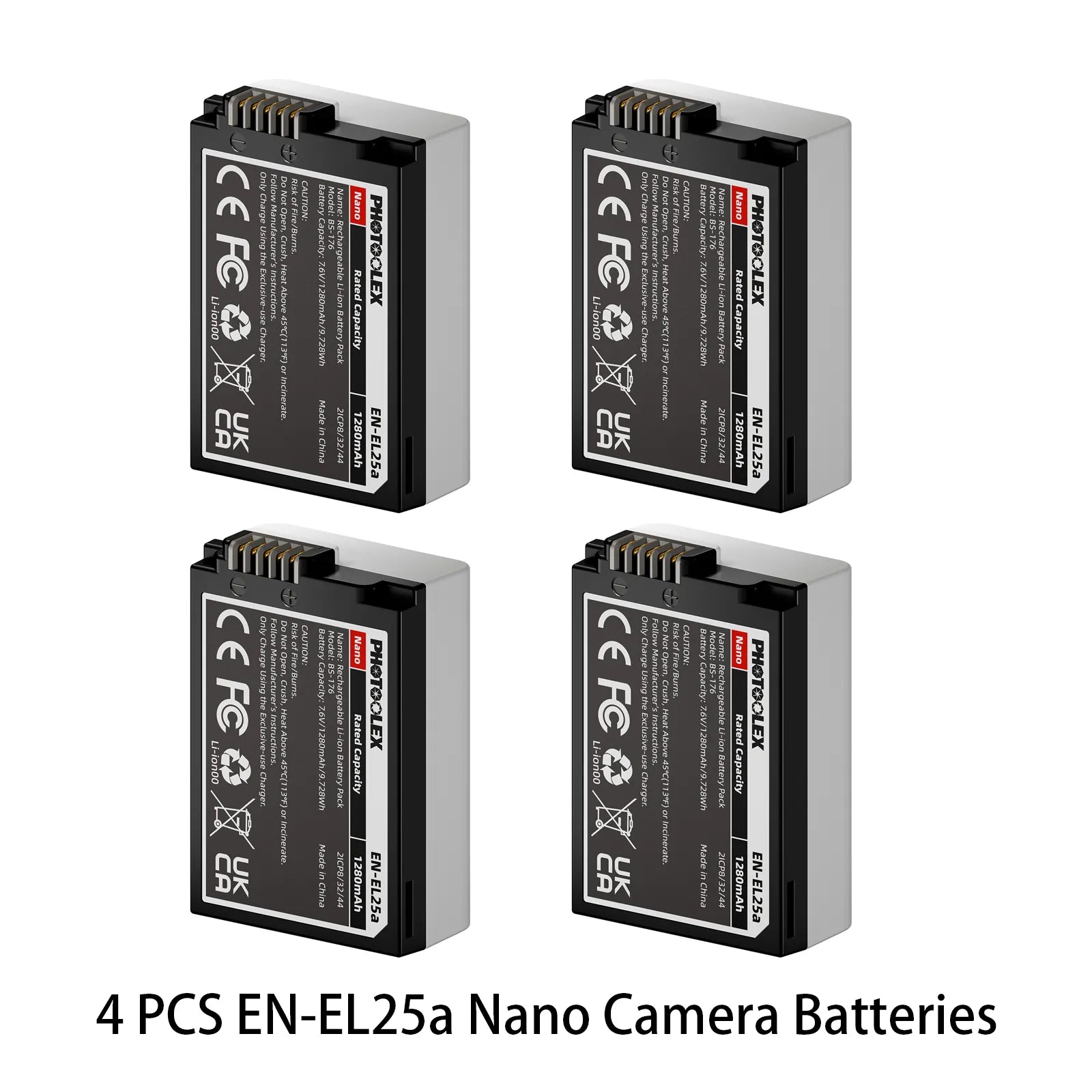 PHOTOOLEX BB Series Nano Camera Battery - Photoolex
