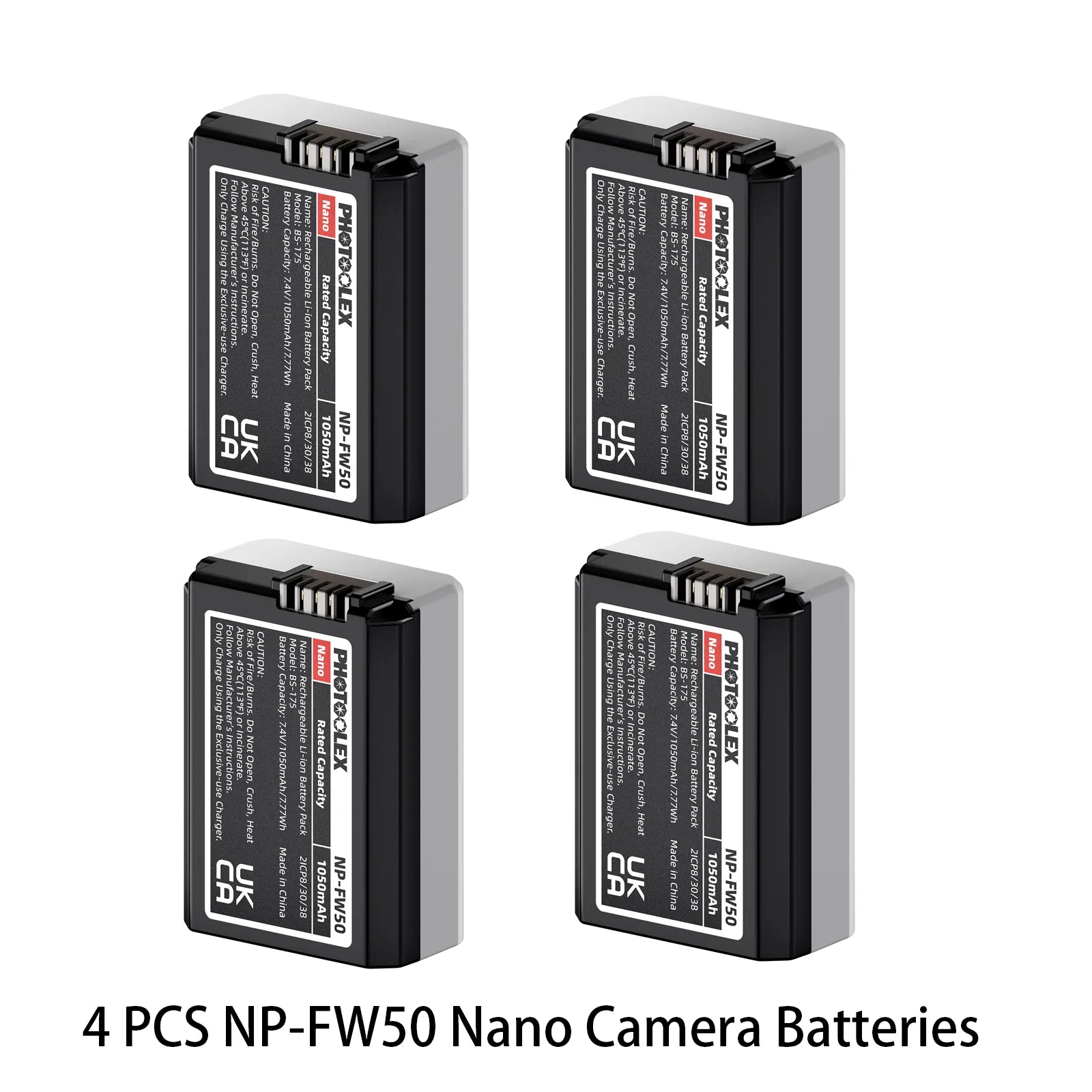 PHOTOOLEX BB Series Nano Camera Battery - Photoolex