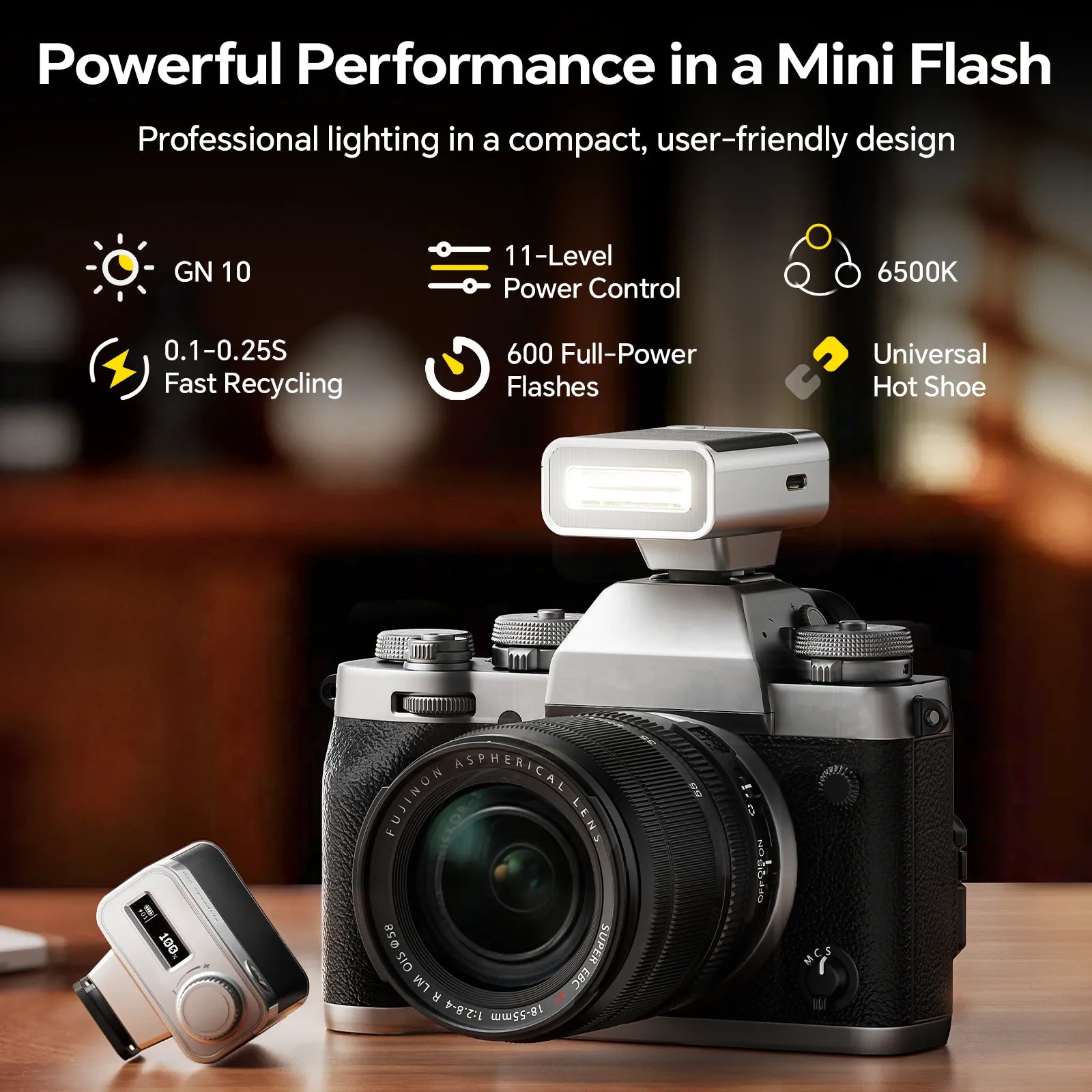 PHOTOOLEX G02 Mini Speedlite - Photoolex