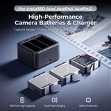 Photoolex Insta360 Ace Battery Charging Case Kit - Photoolex