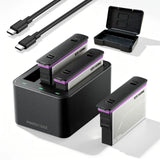 Photoolex Insta360 X5 Battery Charging Case Kit