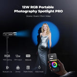 PHOTOOLEX PRO 12W 便攜式攝影聚光燈套裝 - Photoolex