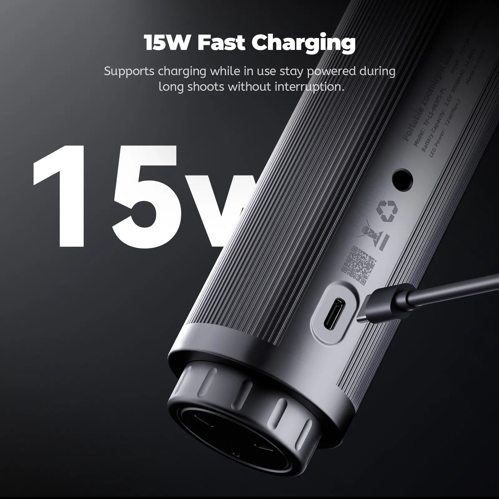 PHOTOOLEX PRO 12W 便攜式攝影聚光燈套裝 - Photoolex