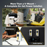 Photoolex VB79 V-Mount Battery Power Bank