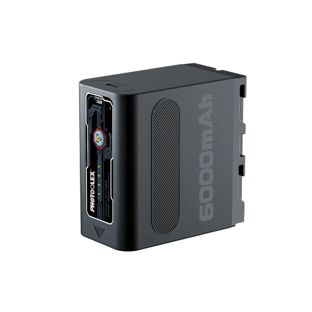 PHOTOOLEX F976 V口電池 6000mAh/44.4Wh