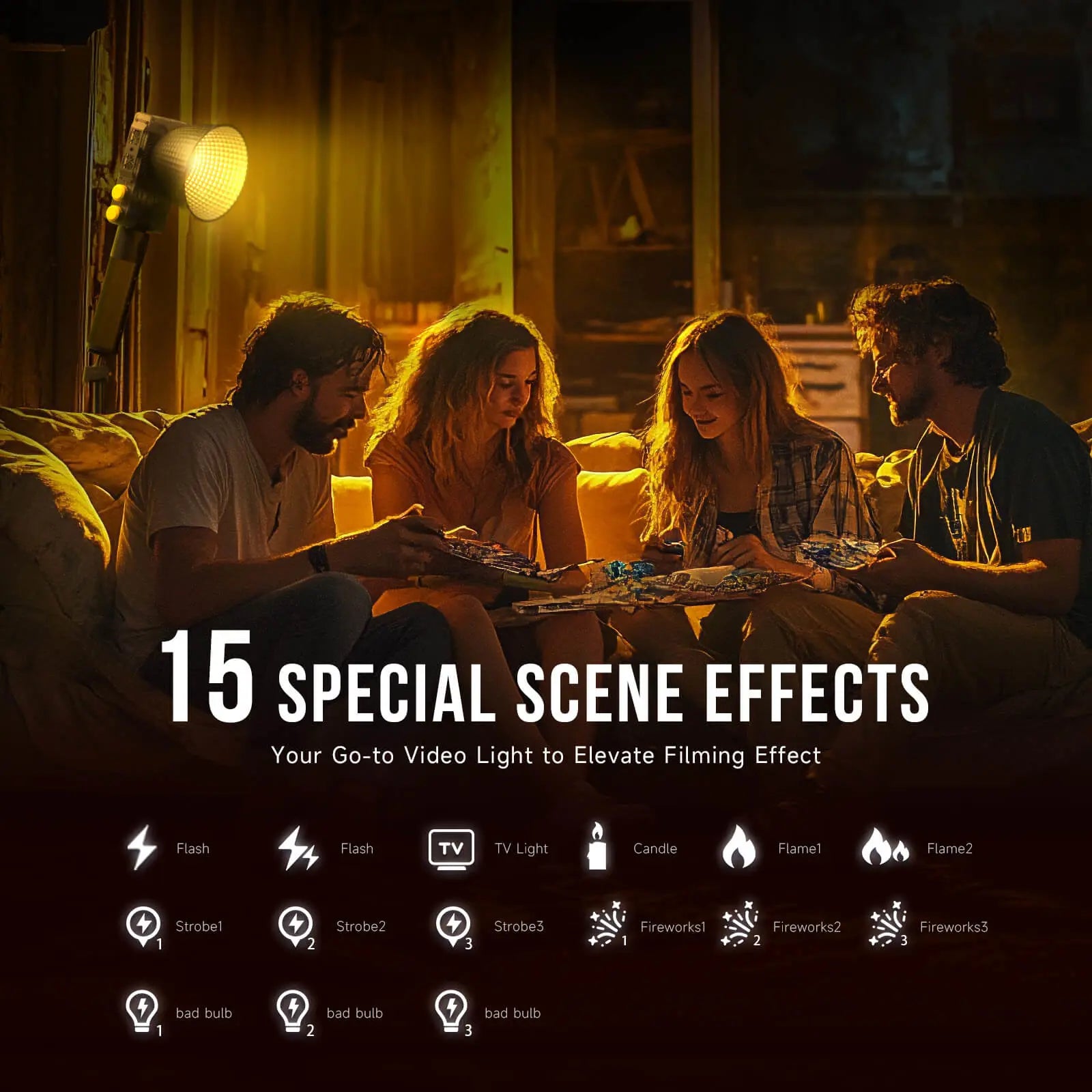 PHOTOOLEX Q100Lite 100W COB 攝影燈 - Photoolex