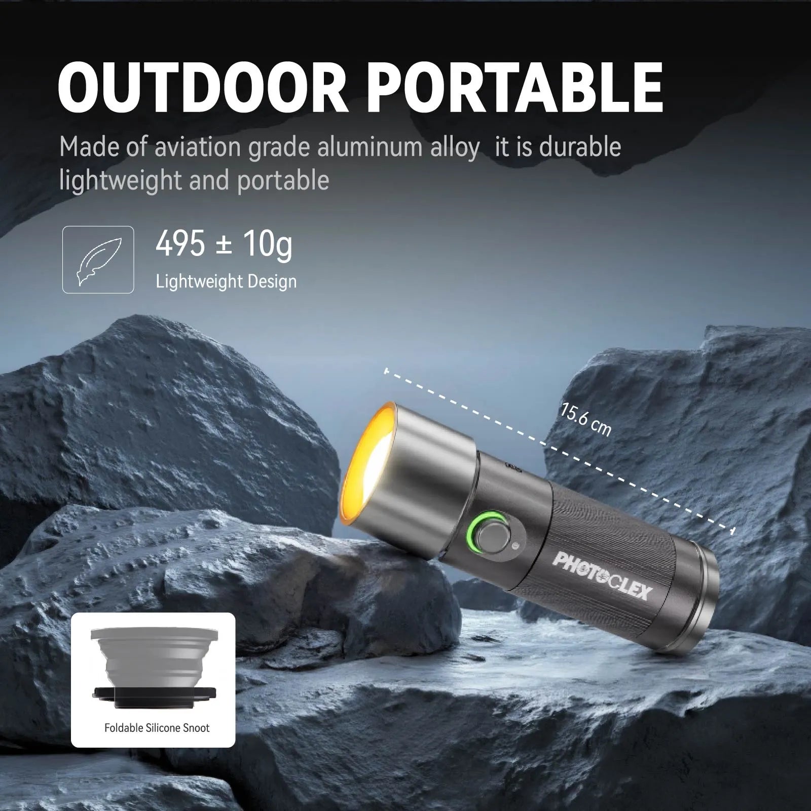 PHOTOOLEX 磁性圖案片四色攝影聚光燈 10W - Photoolex